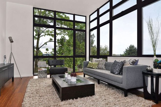 A modern Minnesota home with windows by Minnesota Restoration Contractors.
