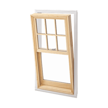 Double Hung exterior window by Marvin