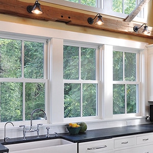 Marvin Windows installed above a kitchen sink in a Minnesota home