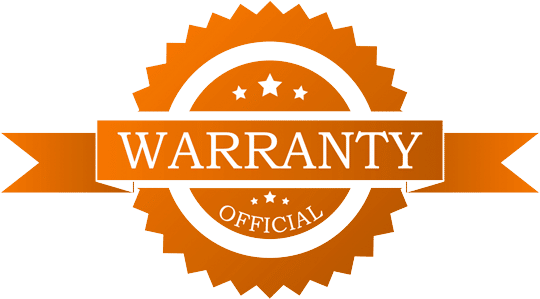 Official warranty seal from MNRC
